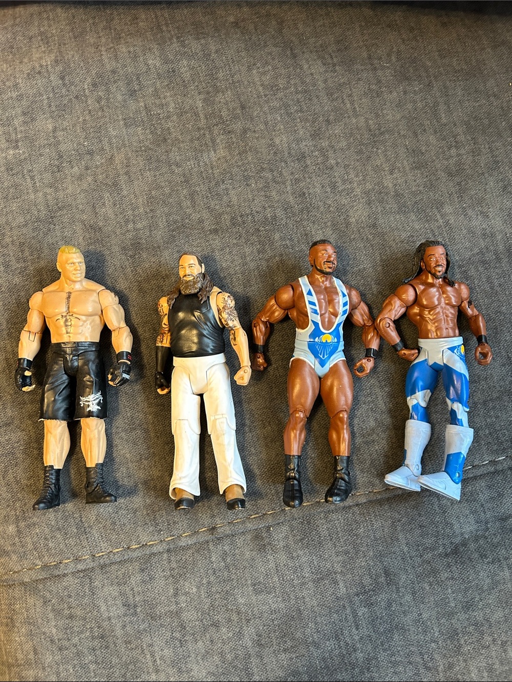 Wrestling Action Figure Set - including Brock Lesner, Biggie and Bray Wyatt